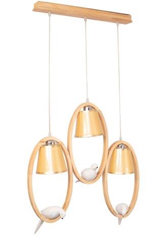 Triple Dove Circular Pendant (3 Lamps)