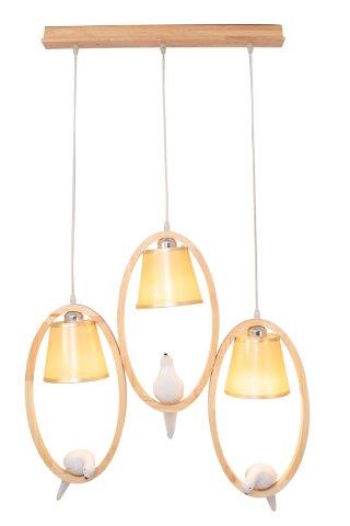 Triple Dove Circular Pendant (3 Lamps)