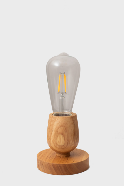 Wooden table light -1 lamp warm 5 Watt