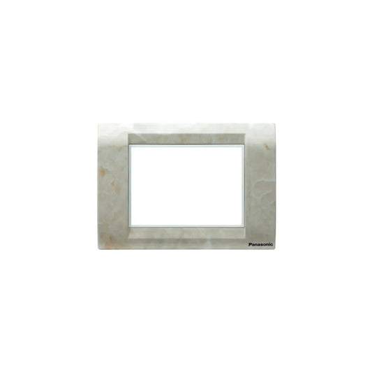 3M plate with mounting frame marble Roma Panasonic