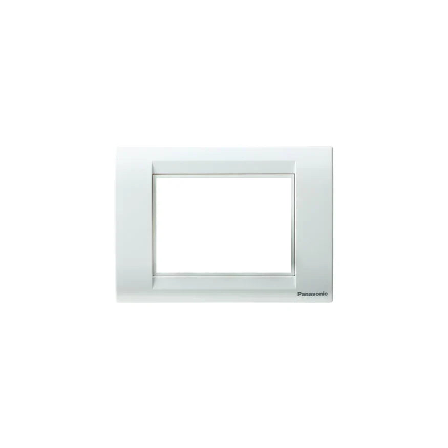 3M plate with mounting frame white Wide Panasonic