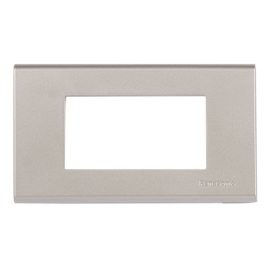 3M plate with mounting frame silver Wide Panasonic