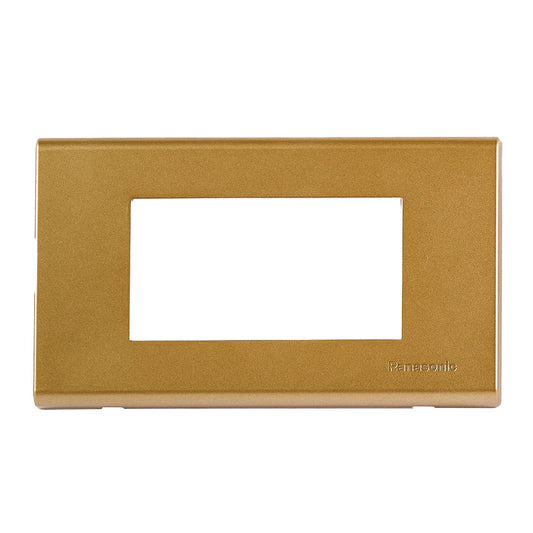 3M plate with mounting frame gold Wide Panasonic