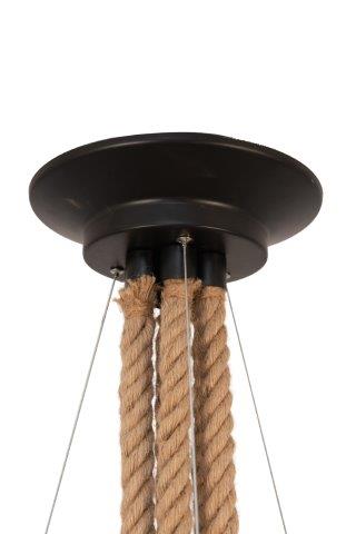 Hemp rope lanterns- 6 lamps