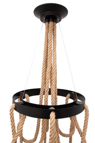 Hemp rope lanterns- 6 lamps