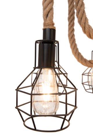 Hemp rope lanterns- 6 lamps