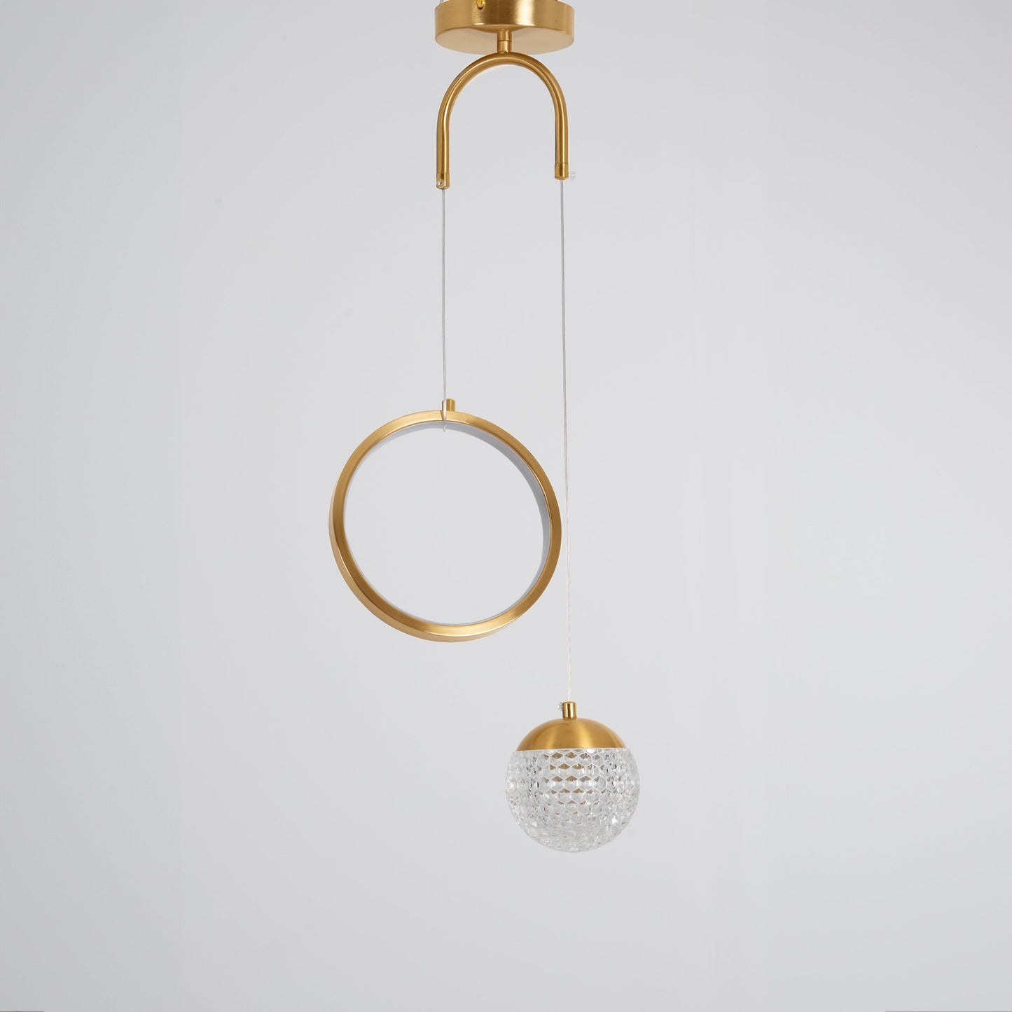 Modern gold walla pendant 2C