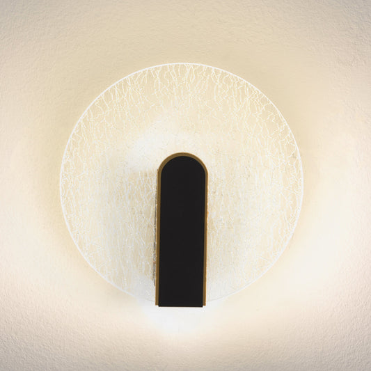 Modern LED pony wall lamp golden circle