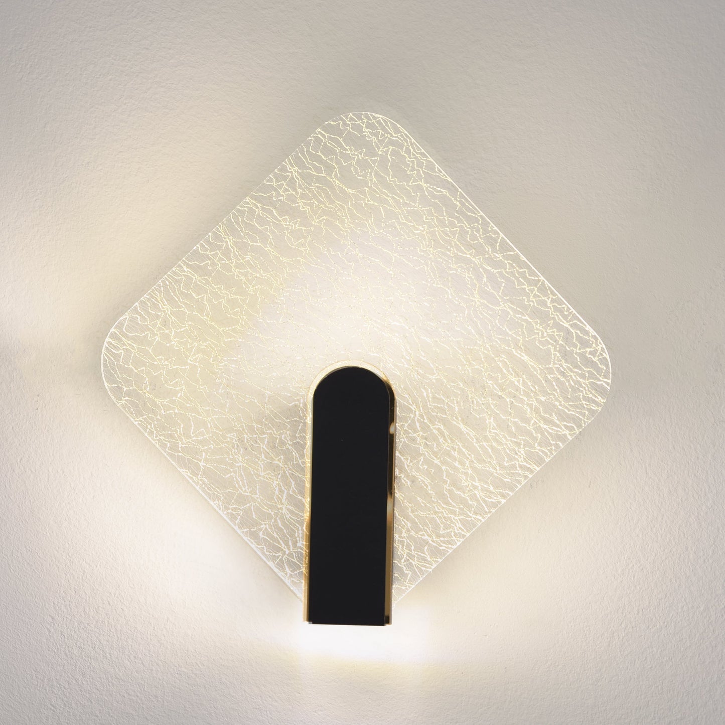 Modern LED pony wall lamp glden rhombus