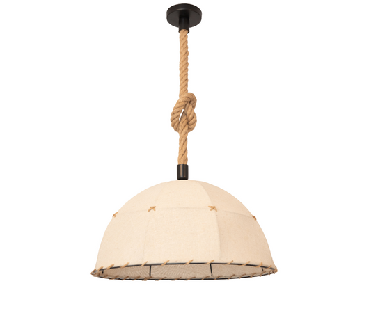 Tent Style Chapeau Pendant Roped Light