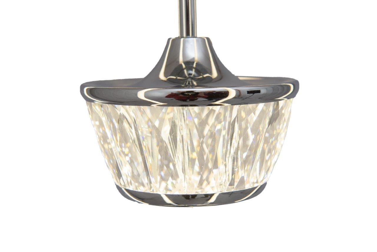 Silver LED Palace Pendant - 60 Watt