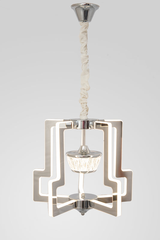 Silver LED Modern Pendant - 60 Watt