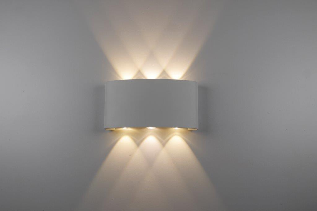 12 Watt Curved Updown White Spot 6 lamp