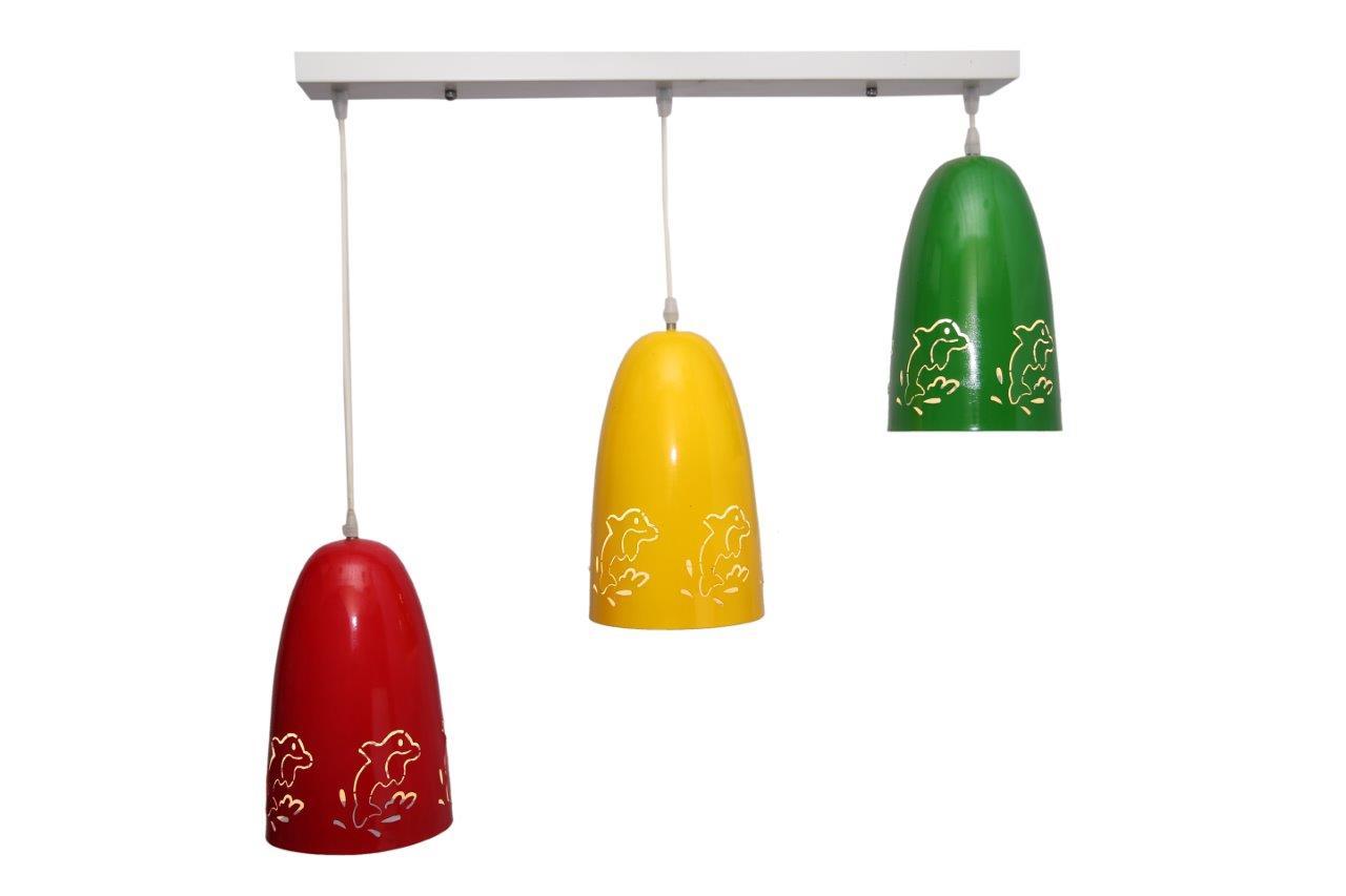 Smiley Pendant Light 3 Lamps