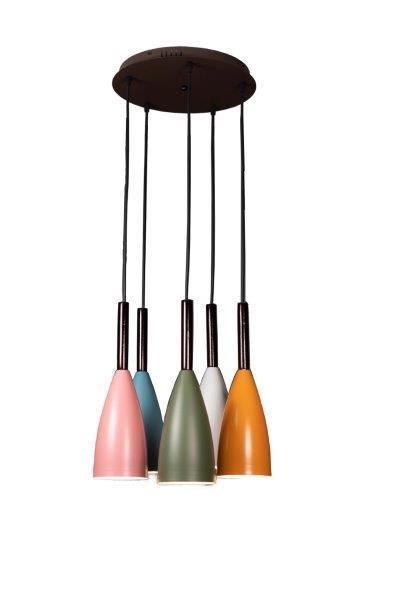 Rainbow Modern Pendant 5 Lamps