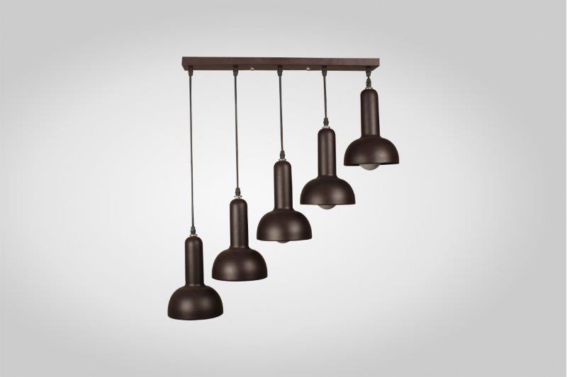 Milkyway Levelled Metal Pendant 5 Lamps