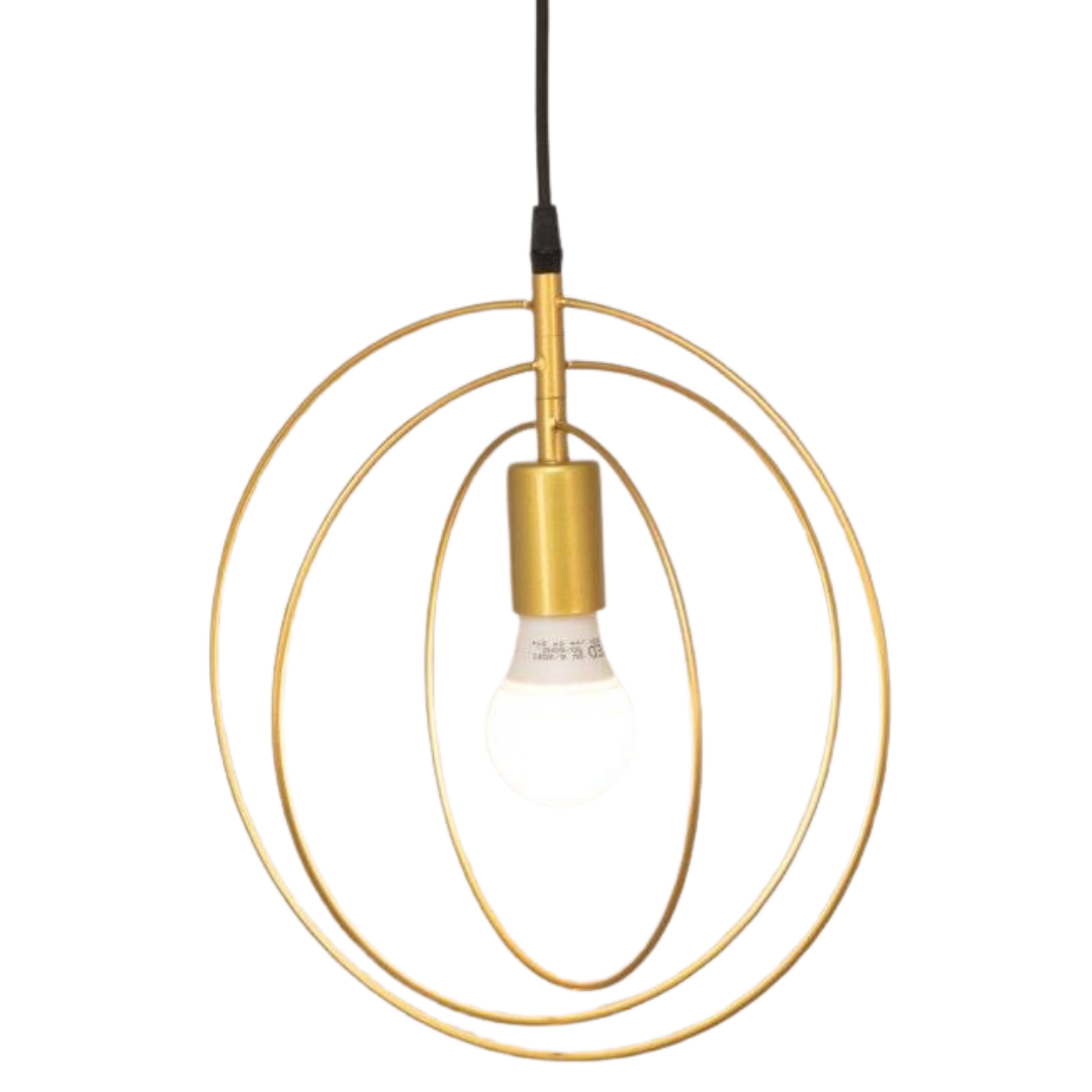 Alameer Golden Circles Pendant 1 Lamp