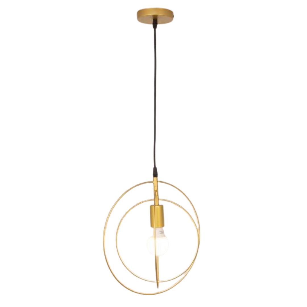 Alameer Golden Circles Pendant 1 Lamp